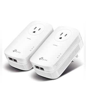 TP-Link AV2000 Powerline Adapter - 2 Gigabit Ports, Ethernet Over Power